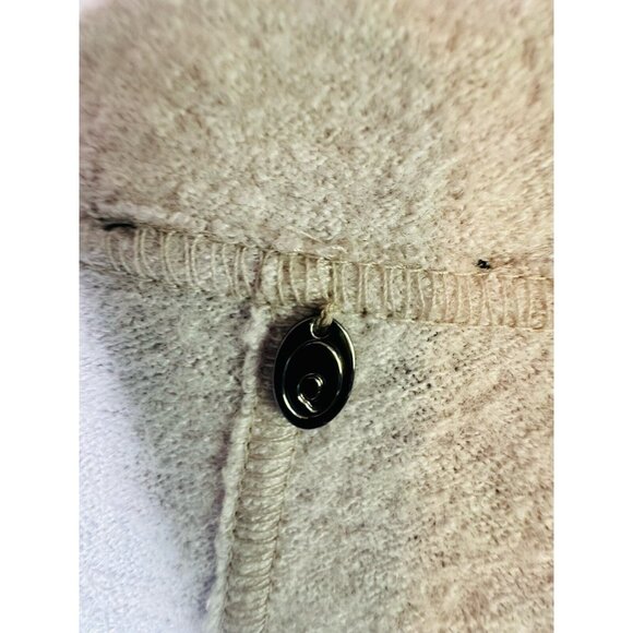 Q'Neel Nordic Design Cream Wool Sustainable Jacket Lagenlook Womens 10 Artsy - Picture 7 of 10